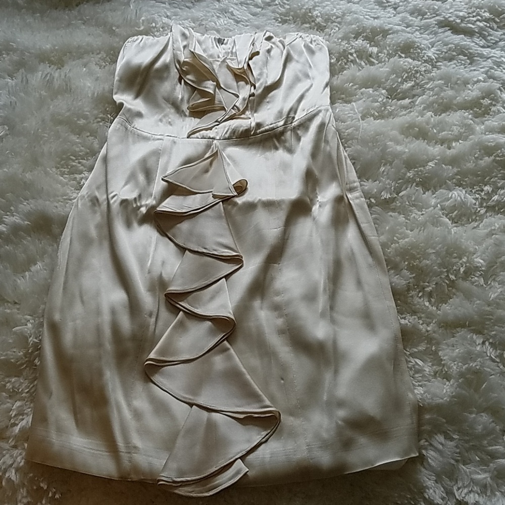 Silk, Ivory dress